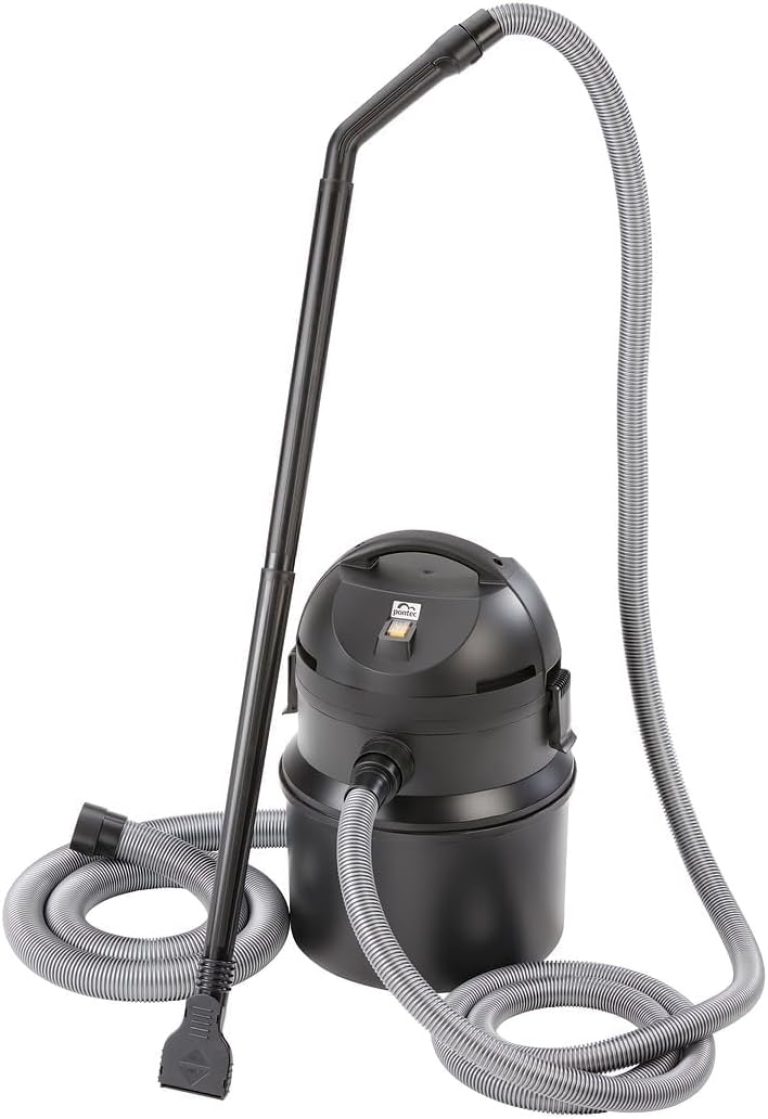 Pontec Aspirateur de bassin Pondomatic 3, moteur 1400 W, réservoir 30 litres, tuyau d'aspiration 4 mètres, vidange automatique