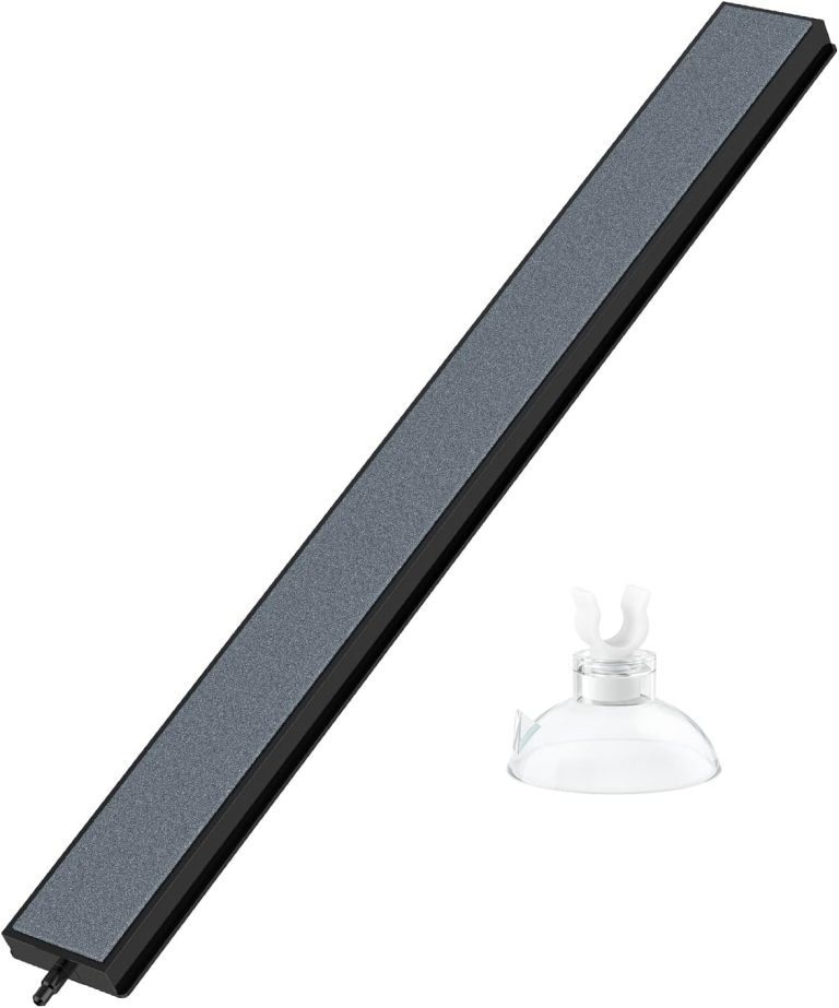 Pawfly Bulleur Aquarium Pierre à Air 30cm pour Aquarium Outil De Dégagement pour Diffuseur De Bulles d'air avec Ventouse Accessoire pour Pompes à Air, Aquariums Et Petits Bassins De Jardin