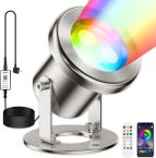 Notre test de l&rsquo;éclairage de bassin LyLmLe RGB SS316